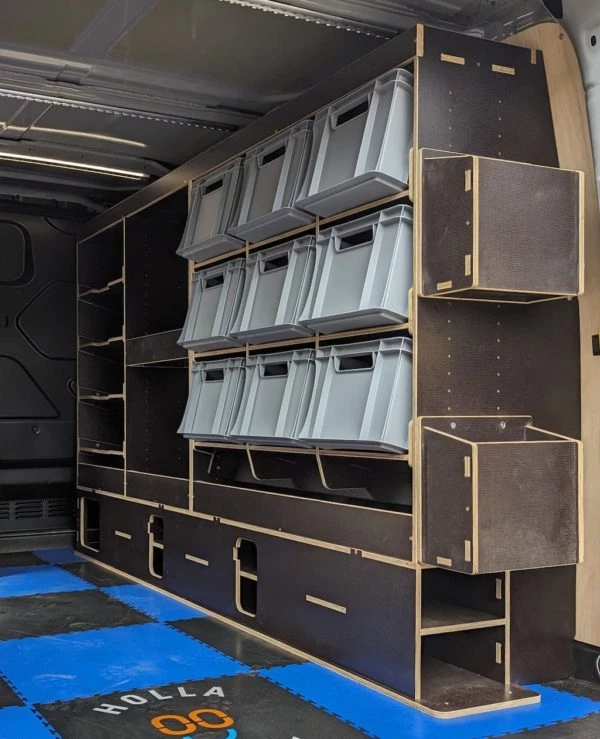 Plumbers best sale van racking